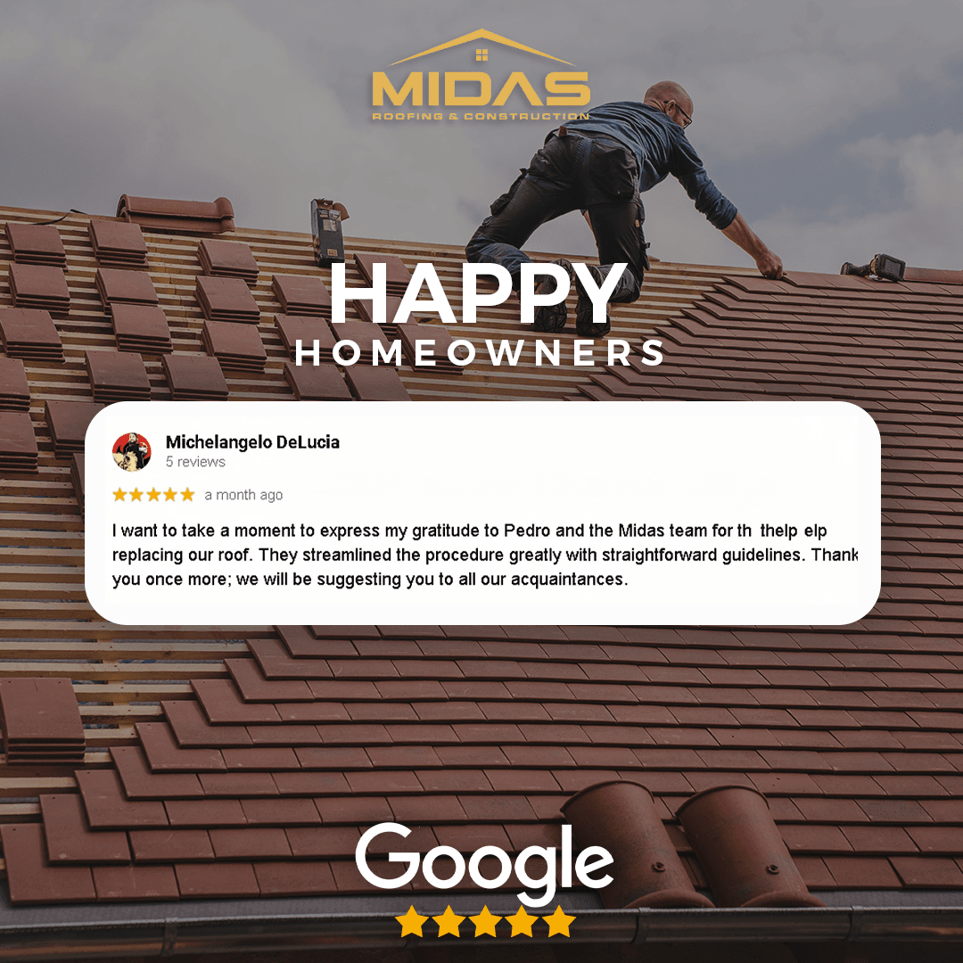 Customer review — roofing installation